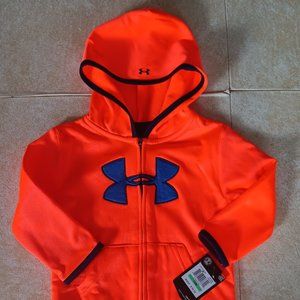 NEW Under Armour Baby Boy Full Zip Hoodie and Pants 2 Piece Set Size 18 Month